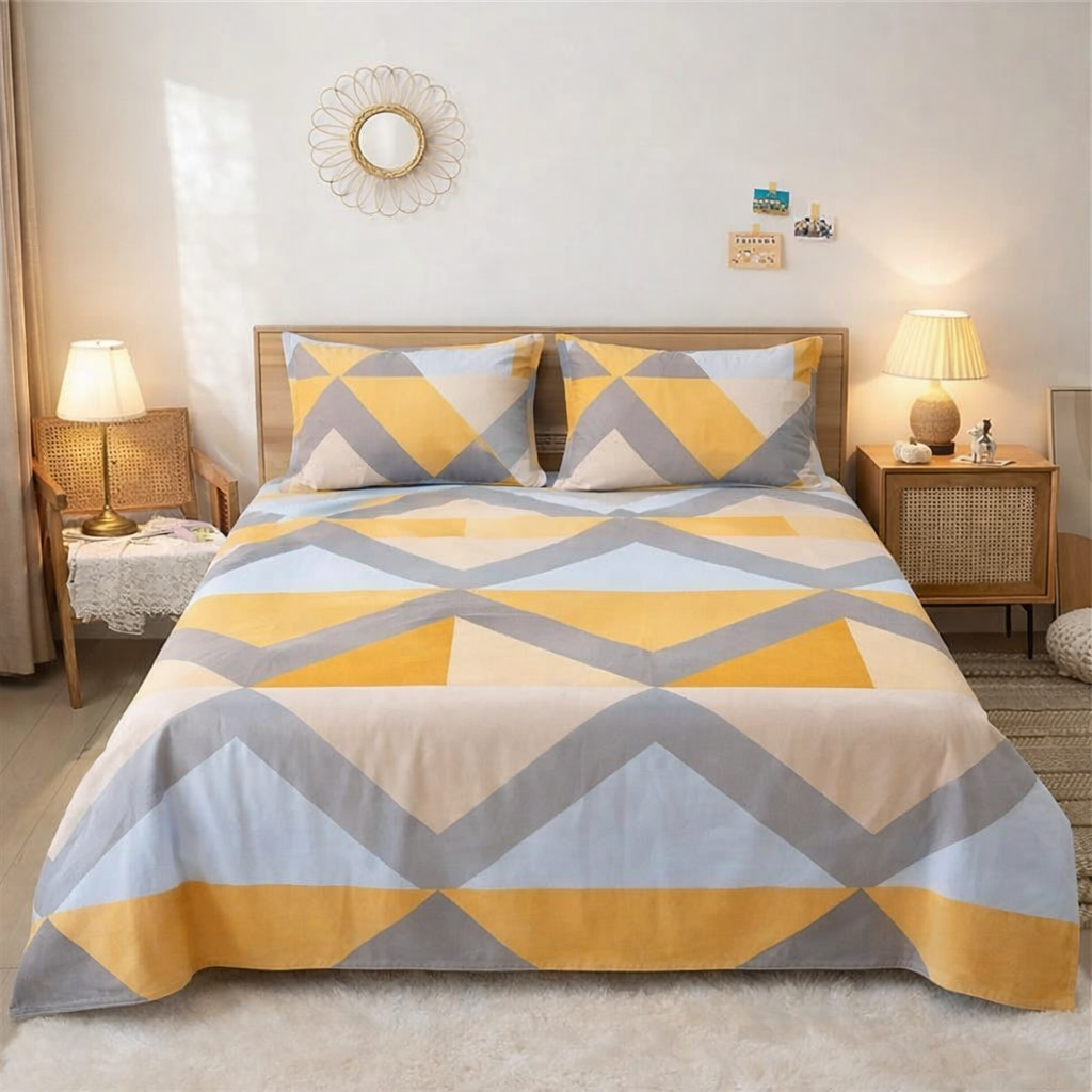 Hazy Horizon 300TC Micro Cotton Bedsheet