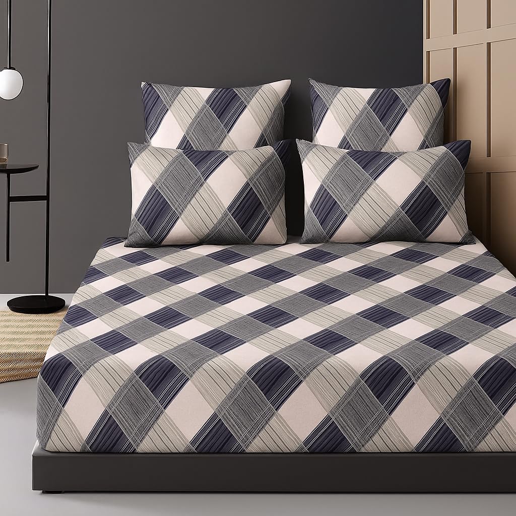 Cubic Fusion Fitted Bedsheet