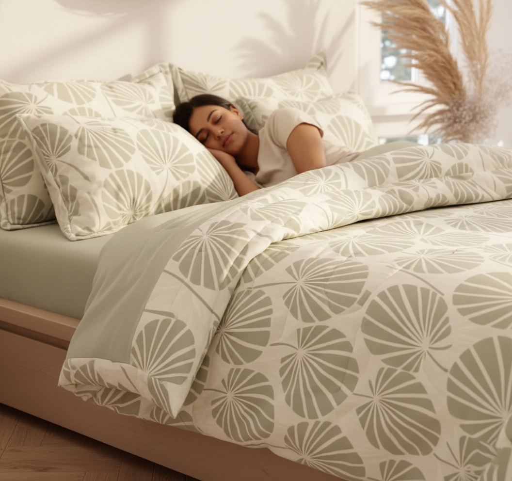 Adam Cream Premium Feel Rajai Cover