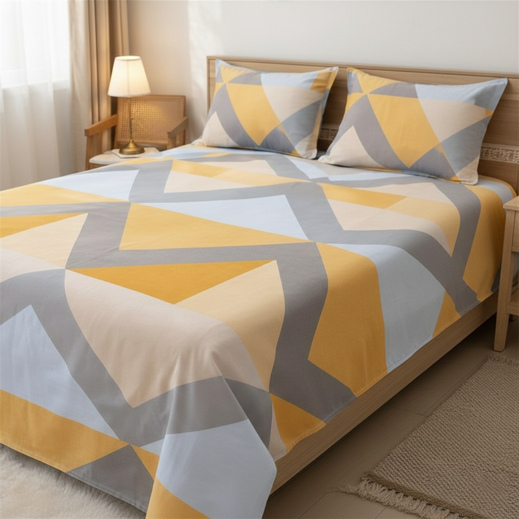 Hazy Horizon 300TC Micro Cotton Bedsheet