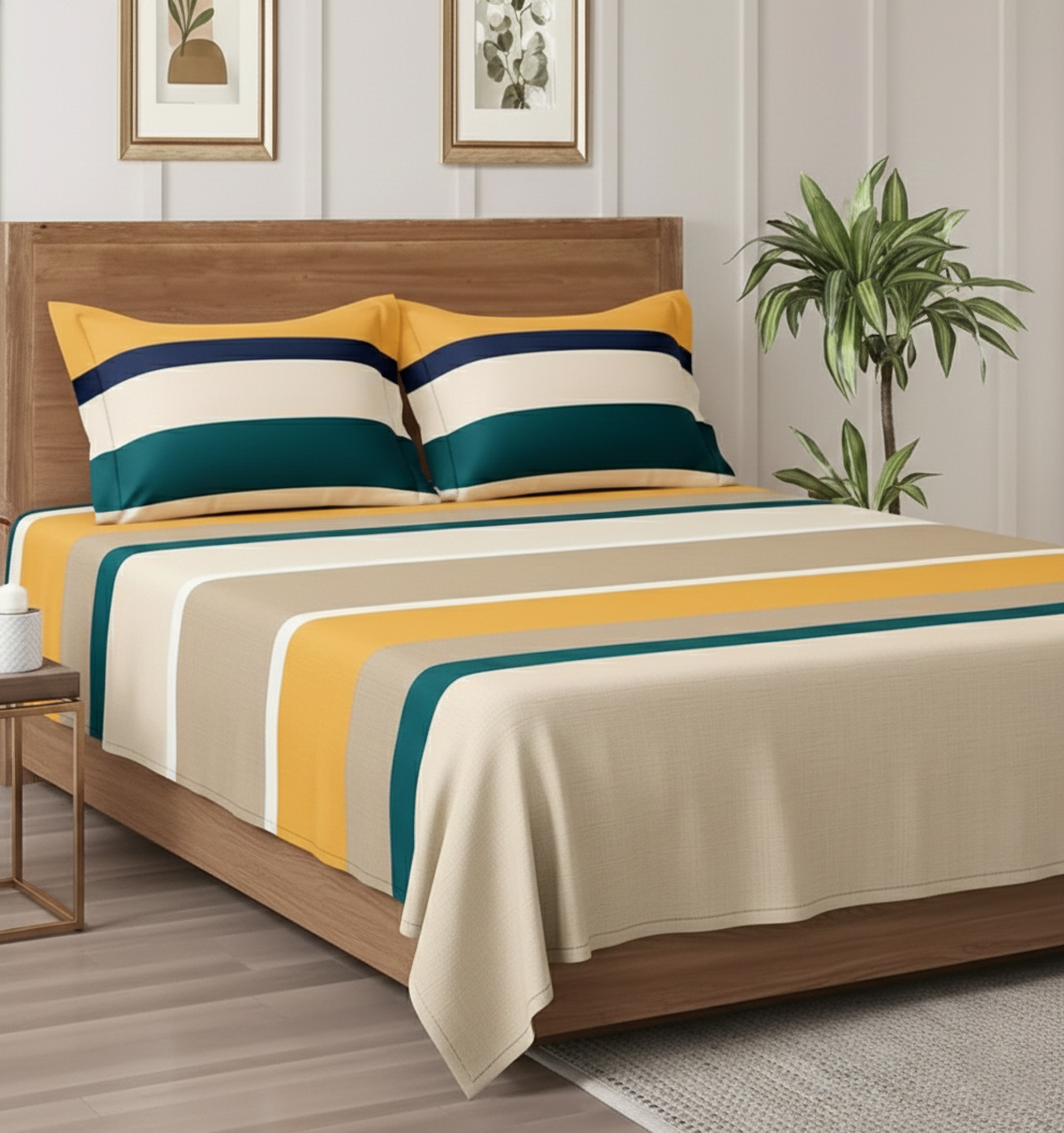 Butter 300TC Micro Cotton Bedsheet