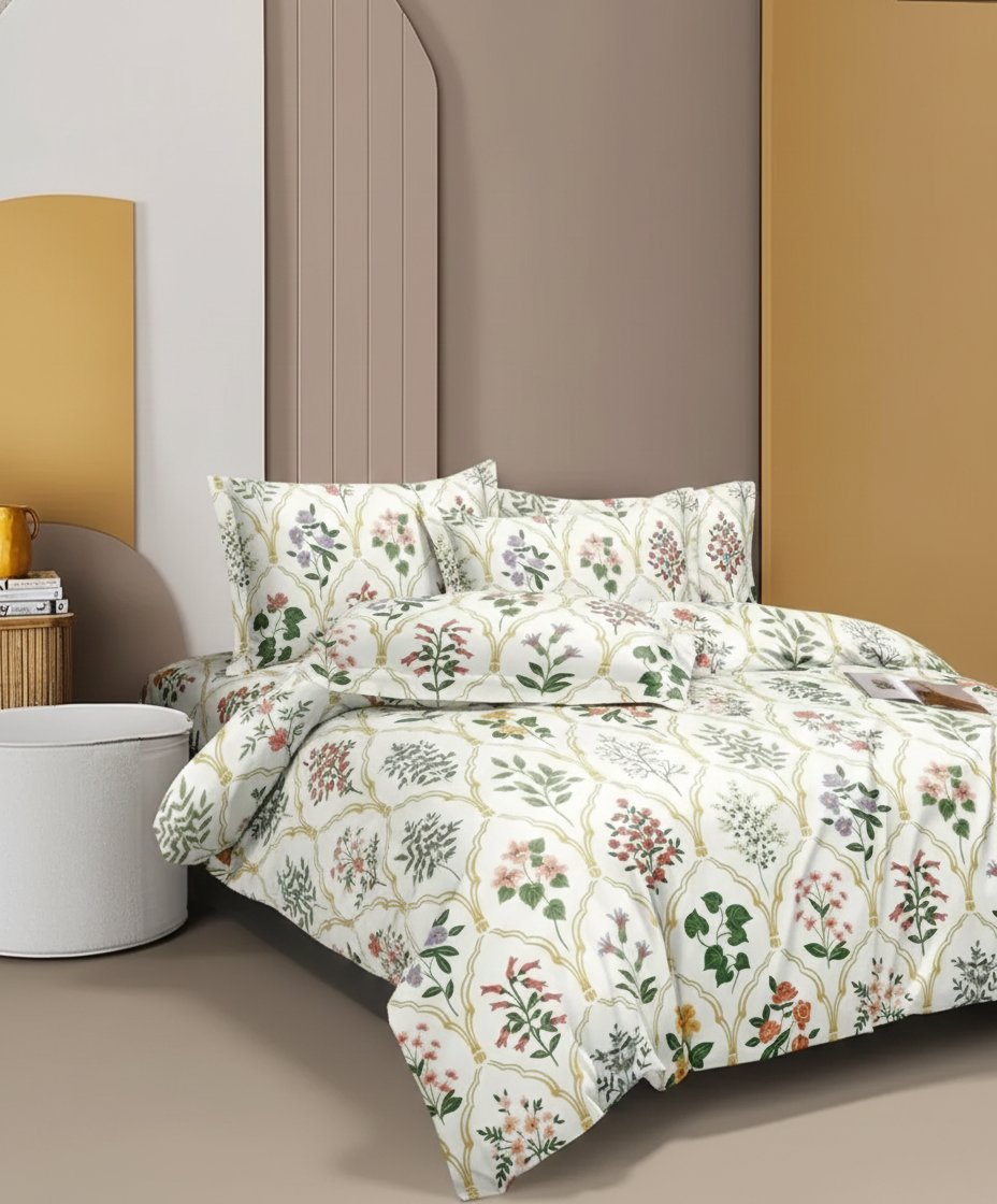 Flower Paradise Cotton Rajai Cover