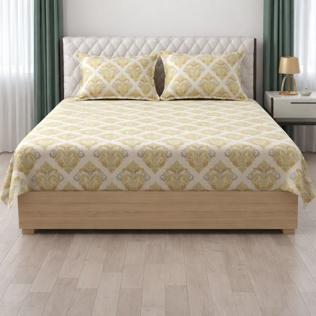 Golden 300TC Micro Cotton Bedsheet