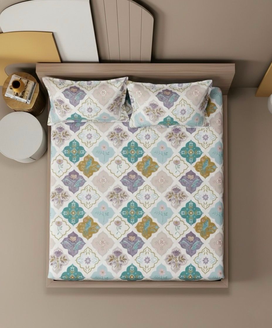 Vanilla Fitted Bed Sheet