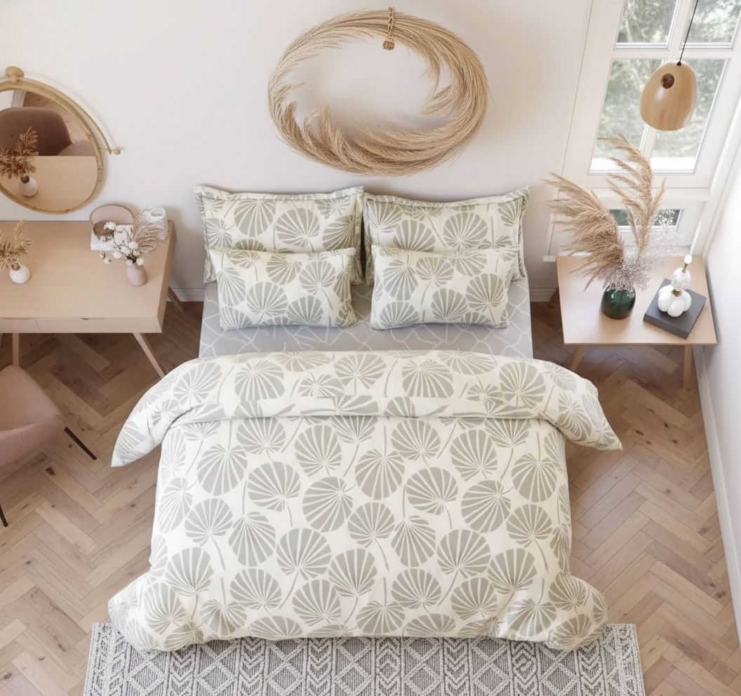 Adam Cream Premium Feel Rajai Cover