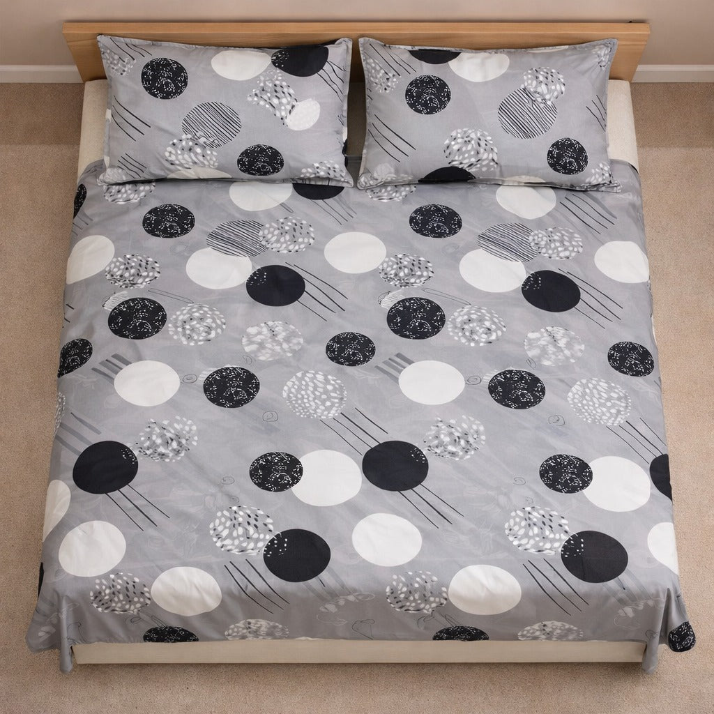 Lunar Circle 300TC Micro Cotton Bedsheet