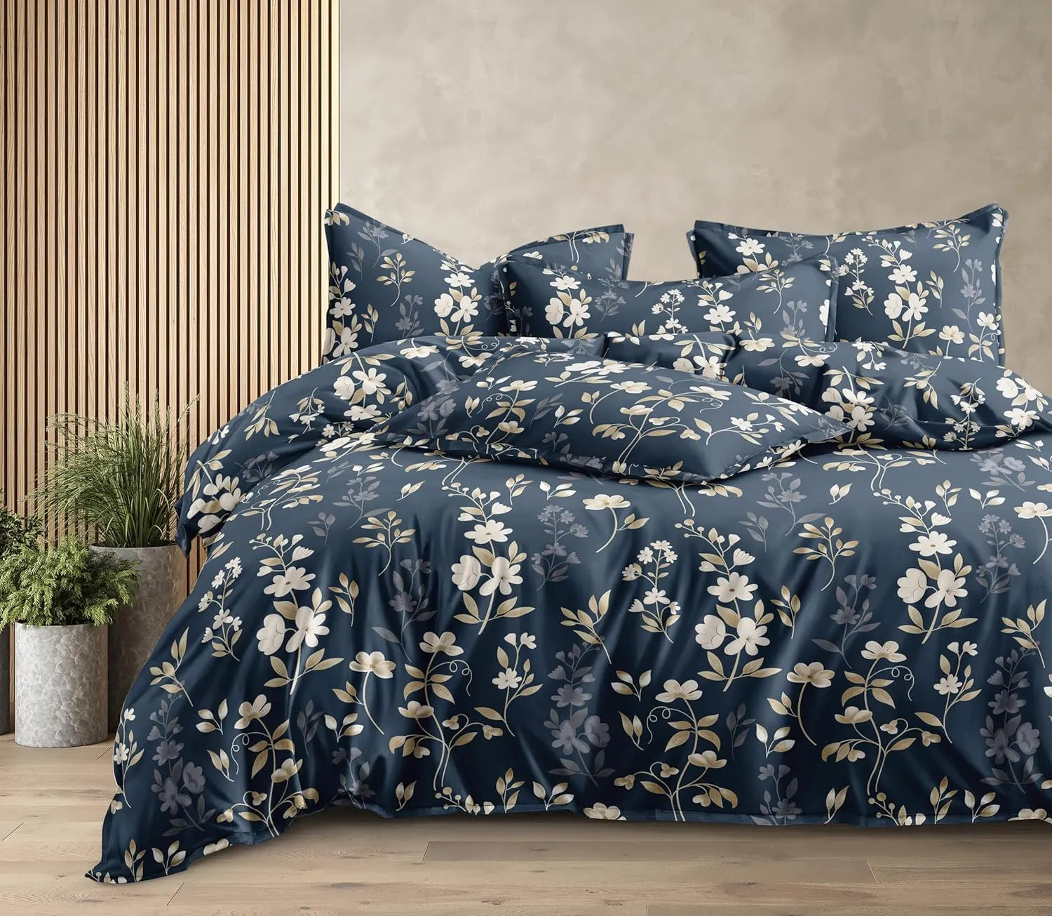 Vintage Petals 220 GSM Comforter Set