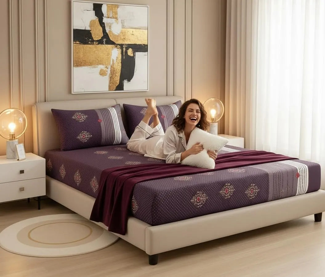 Vegas Fully Fitted Bed Sheet