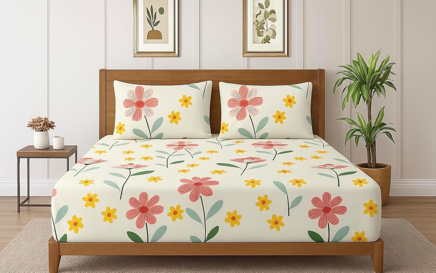 Pulmeria Fitted Bedsheet