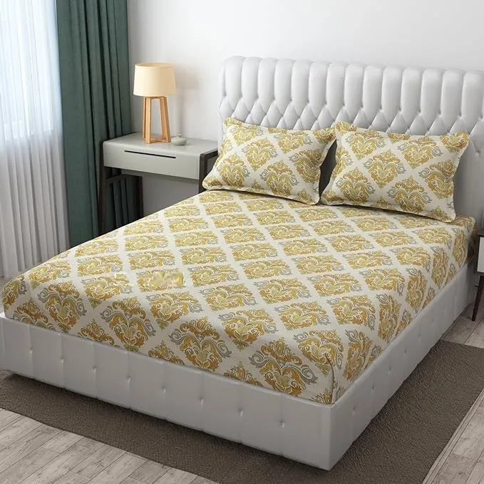 Golden 300TC Micro Cotton Bedsheet